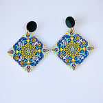 Load image into Gallery viewer, Vintage wooden earrings
