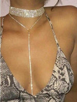 Load image into Gallery viewer, Exaggerated Retro Beam Necklace Multilayer Necklace
