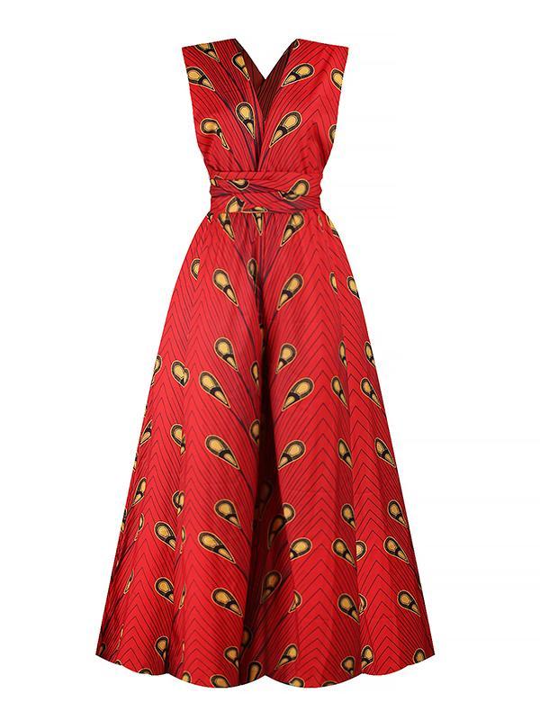 Ethnic Printed Multi-piece Jumpsuit