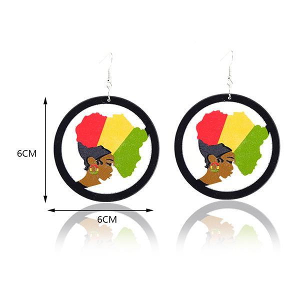 Popular color fashion earrings