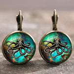 Load image into Gallery viewer, Halloween Bat Alloy Earrings
