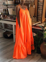 Load image into Gallery viewer, Sexy Solid Color Suspender Dress
