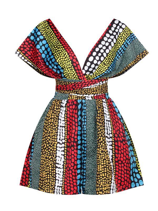 Women's printed DIY multi-wear jumpsuit