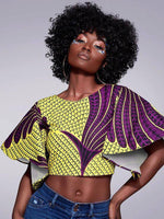 Load image into Gallery viewer, Sexy open back lotus sleeve top
