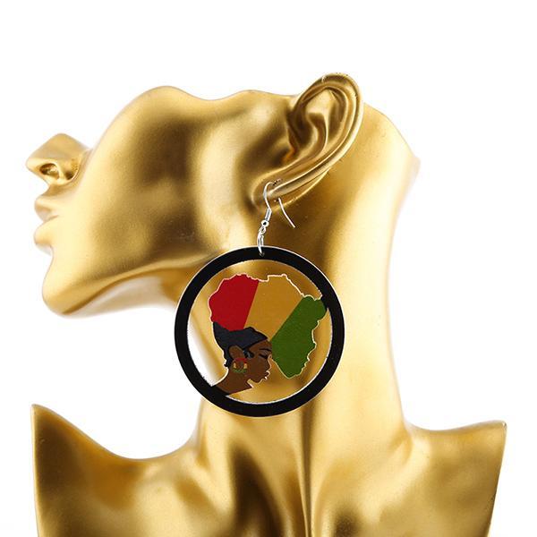 Popular color fashion earrings