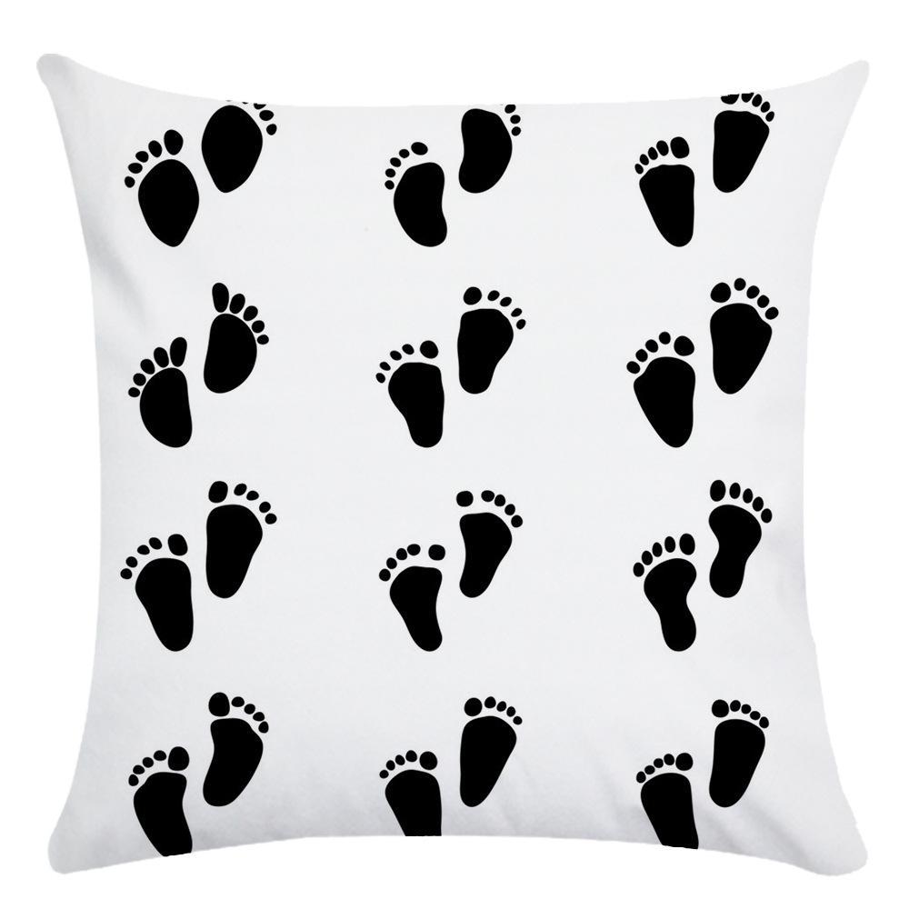 Fashion Cow Pattern Zebra Pattern Black And White Stripes Super Soft Pillowcase