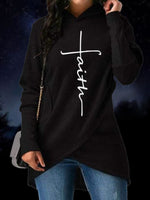 Load image into Gallery viewer, Women&#39;s Faith Printed Pocket Hoodie
