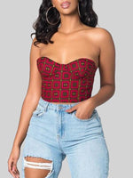 Load image into Gallery viewer, Women&#39;s sexy printed corset
