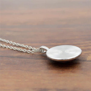 It Is Well With My Soul Time Gem Pendant Necklace Vintage Sweater Chain
