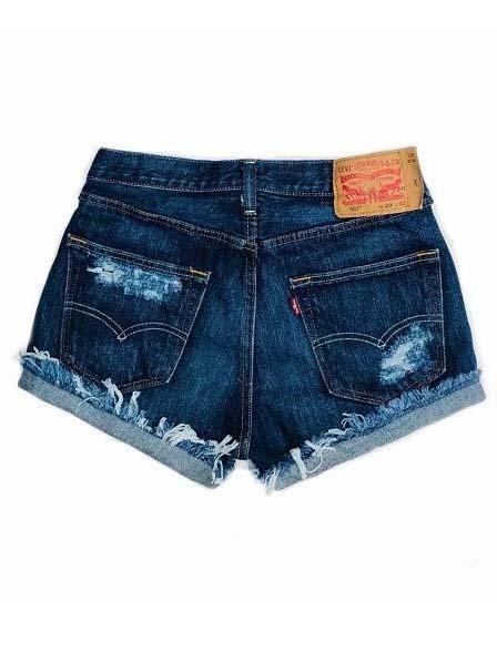 Women's Jack-O-Lantern Ripped Denim Shorts