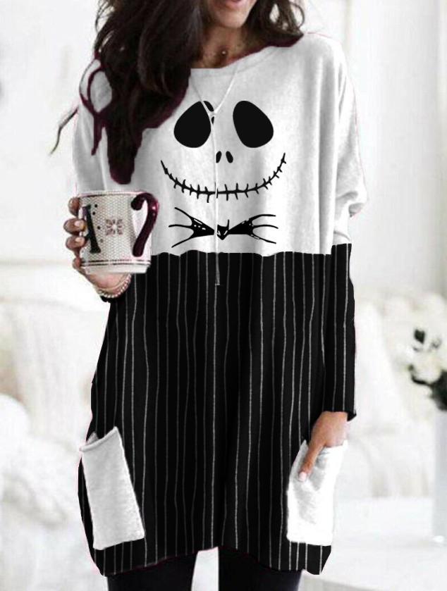 Women's Halloween Jack Skellington T-shirt