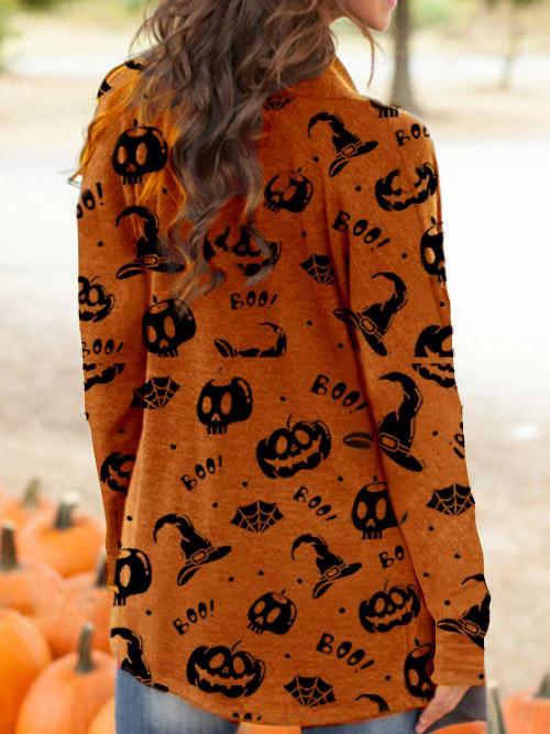 Women's Halloween Knitted Cardigan Top