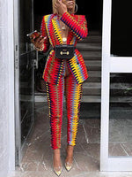 Load image into Gallery viewer, Women&#39;s printed two-piece suit
