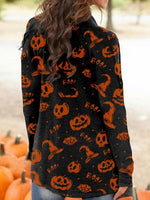 Load image into Gallery viewer, Women&#39;s Halloween Knitted Cardigan Top
