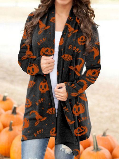 Women's Halloween Knitted Cardigan Top
