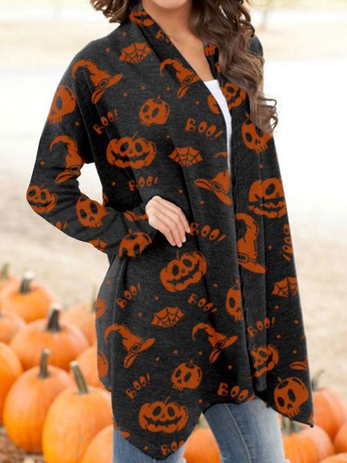 Women's Halloween Knitted Cardigan Top
