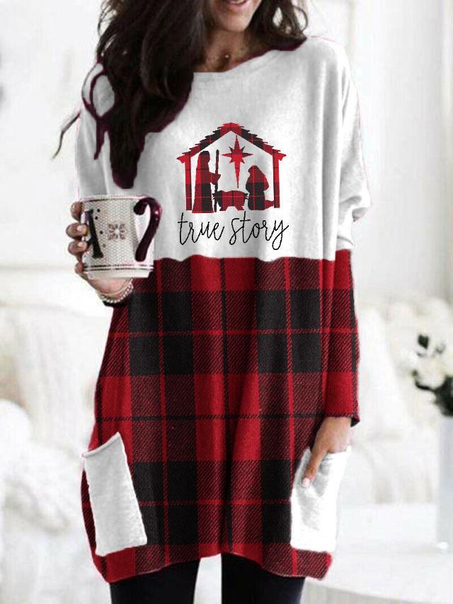 Women's True Story Print Sweatshirt