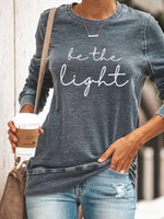 Load image into Gallery viewer, Women&#39;s Be The Light Printed Top
