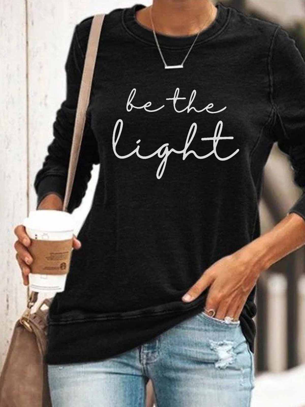 Women's Be The Light Printed Top