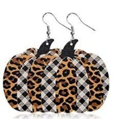 Women's Halloween Pumpkin Earrings