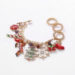Load image into Gallery viewer, Snowflake Christmas Tree Santa Claus bracelet
