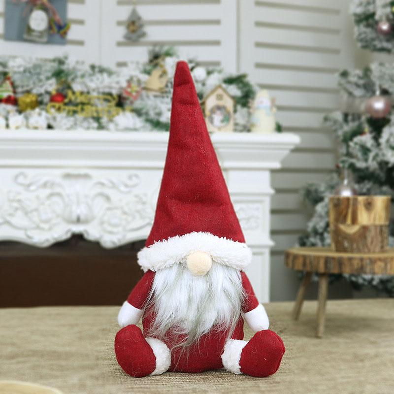 Christmas Faceless Old Man Doll Window Decoration Doll Ornament