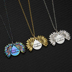 Load image into Gallery viewer, Sunflower“YOU ARE MY SUNSHINE”Openable Necklace
