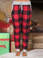 Load image into Gallery viewer, Woman&#39;s Christmas Buffalo Plaid Casual Pants
