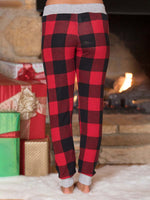 Load image into Gallery viewer, Woman&#39;s Christmas Buffalo Plaid Casual Pants
