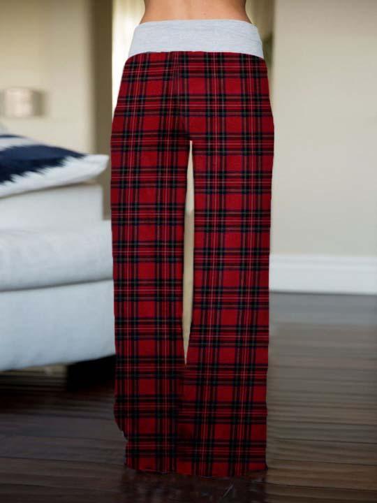 Woman's Christmas Buffalo Plaid Pajama Pants