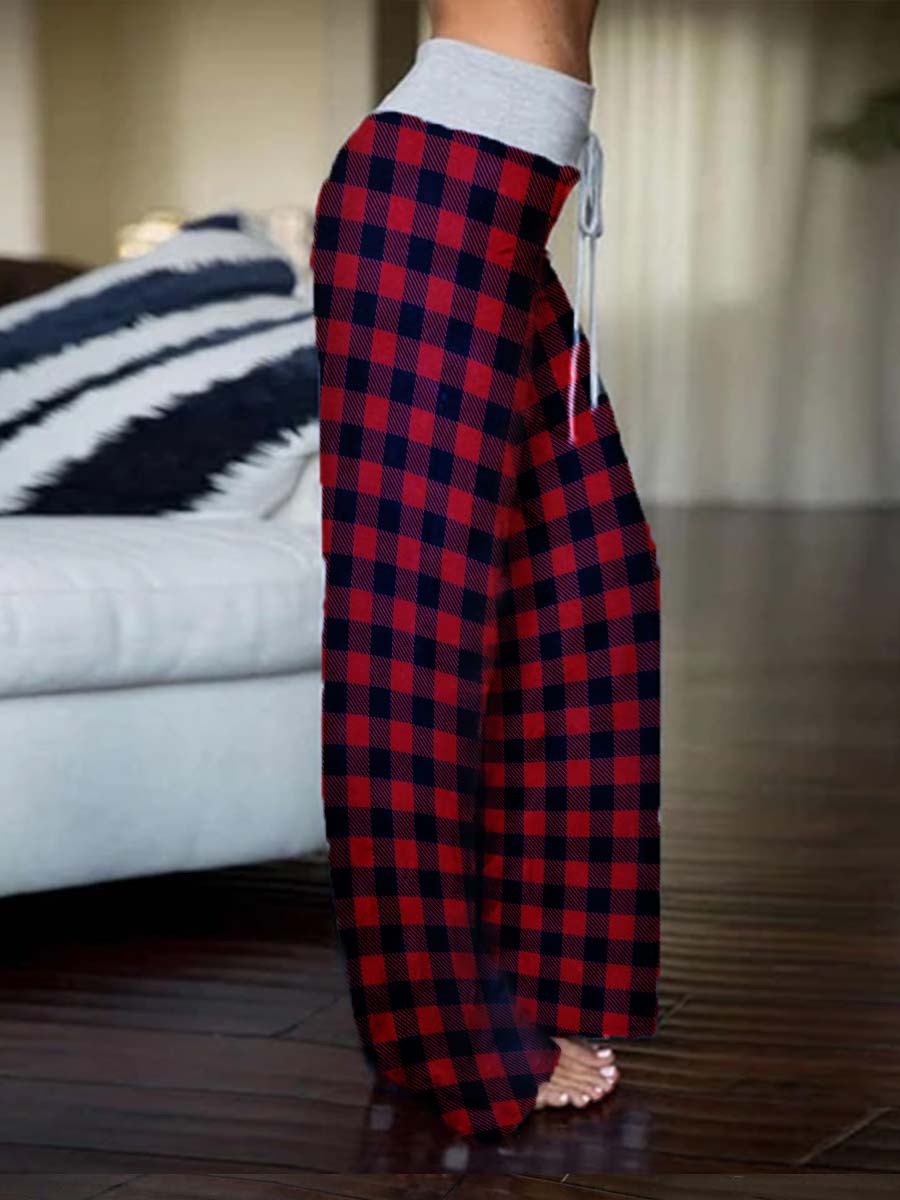 Woman's Christmas Buffalo Plaid Pajama Pants