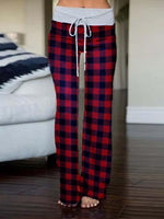 Load image into Gallery viewer, Woman&#39;s Christmas Buffalo Plaid Pajama Pants
