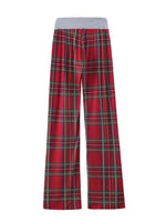 Load image into Gallery viewer, Women&#39;s Christmas Check Printed Comfortable Stretch Casual Pants
