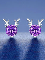 Load image into Gallery viewer, Rhinestone Reindeer Earrings Christmas Accessory
