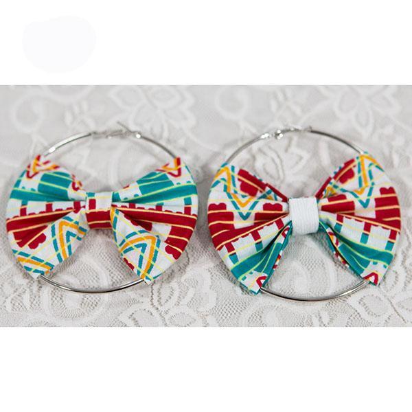 Fashion Ankara Print Earrings