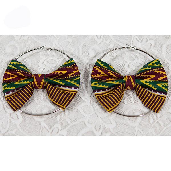 Fashion Ankara Print Earrings