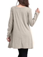 Load image into Gallery viewer, Women&#39;s Dandelion Faith JUST BREATHE Lace Long Sleeve T-shirt
