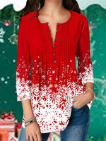 Load image into Gallery viewer, Ladies Christmas Series 3D Printed Casual  T-Shirt
