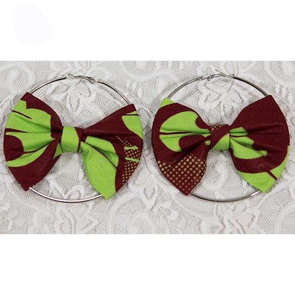Fashion Ankara Print Earrings