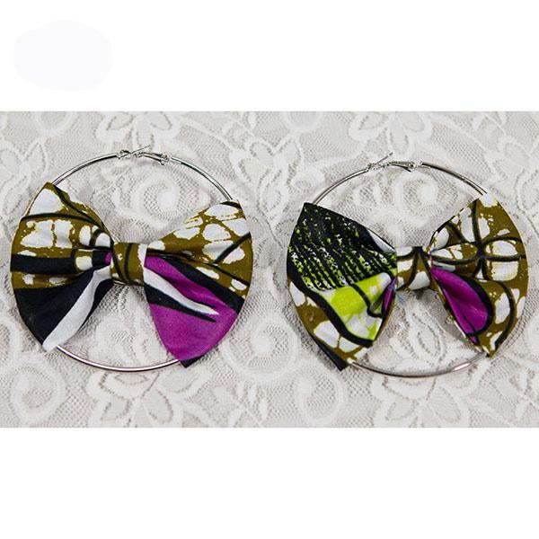 Fashion Ankara Print Earrings