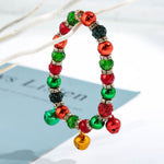 Load image into Gallery viewer, Christmas Colorful Ring Bell Bracelet
