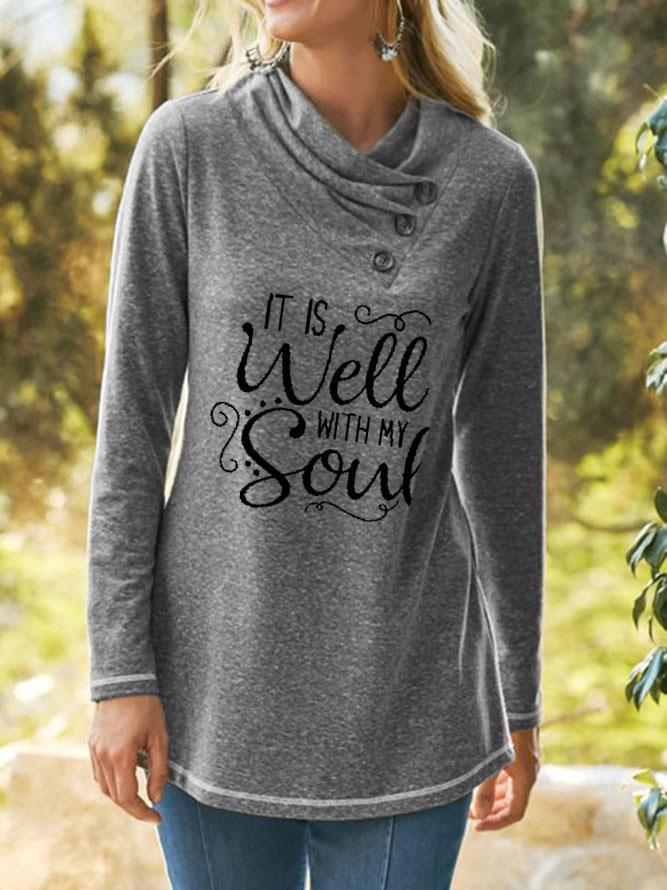 Women's IT IS WELL WELL WITH MY SOUL T-shirt
