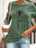 Load image into Gallery viewer, Women&#39;s &quot;Bee Kind&quot; Print T-shirt
