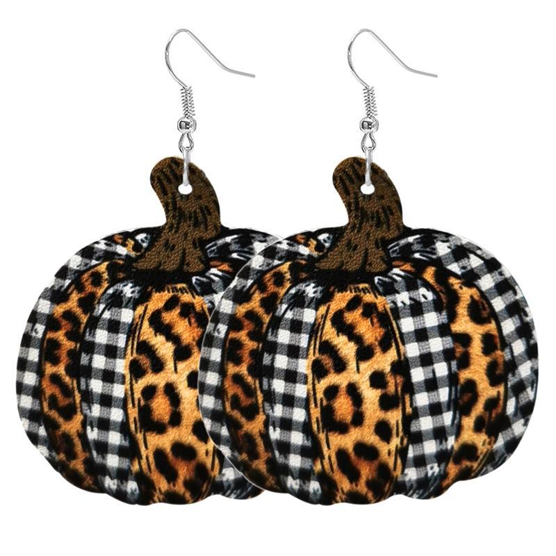 Halloween pumpkin earrings