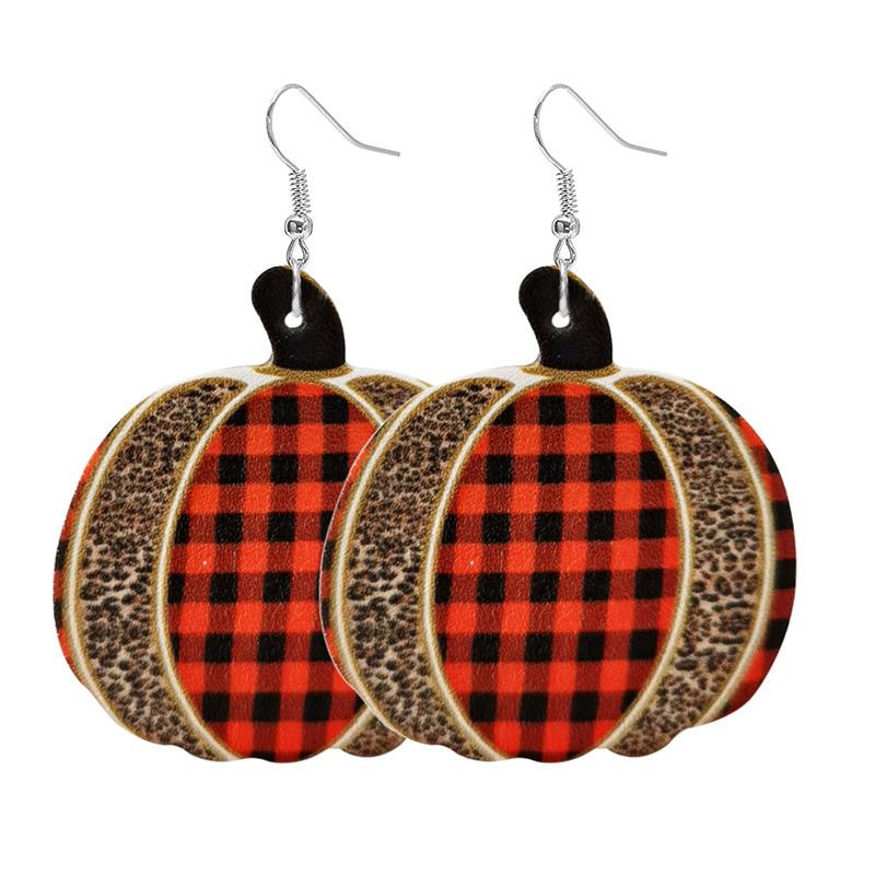 Halloween pumpkin earrings