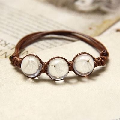 Woman's Dandelion Bracelet
