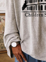 Load image into Gallery viewer, Women&#39;s Sanderson Bed &amp; Breakfast Est 1963 Children Stay Free Printed V-neck Sweatshirt
