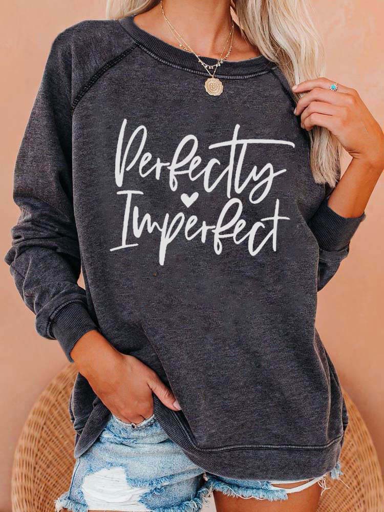 Women's Perfectly Imperfect Print Sweatshirt