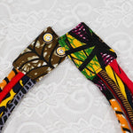 Load image into Gallery viewer, Women&#39;s button African print handmade clothing accessory necklace
