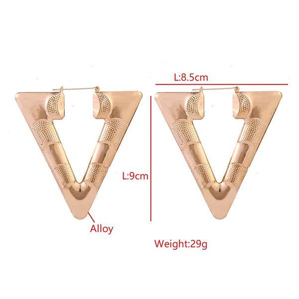 Exaggerated Nightclub Hoop Earrings